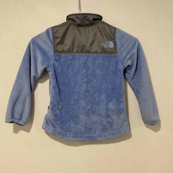 The North Face Girls XXS (5) Blue Fleece Full-Zip Jacket - Picture 2 of 3